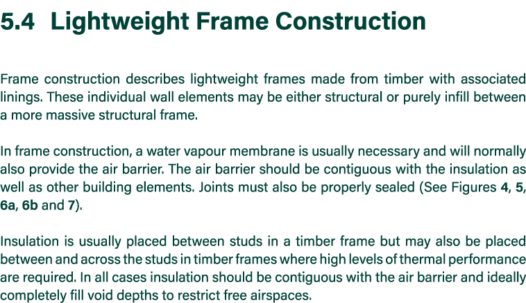 5 4 Lightweight Frame Construction  Frame construction describes lightweight frames made from timber with associated    